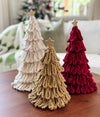 3 Árboles Navidad Crochet - colores a eleccion