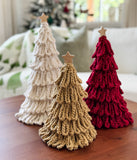 3 Árboles Navidad Crochet - colores a eleccion