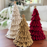 3 Árboles Navidad Crochet - colores a eleccion