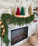 3 Árboles Navidad Crochet - colores a eleccion