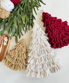 3 Árboles Navidad Crochet - colores a eleccion